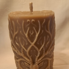 Deer Head Pillar Candle Large