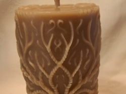 Deer Head Pillar Candle Large