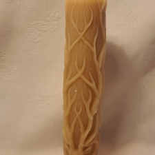 Deer Head Pillar Candle Tall