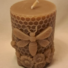 Flower Pillar Candle 1