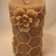 Flower Pillar Candle 2
